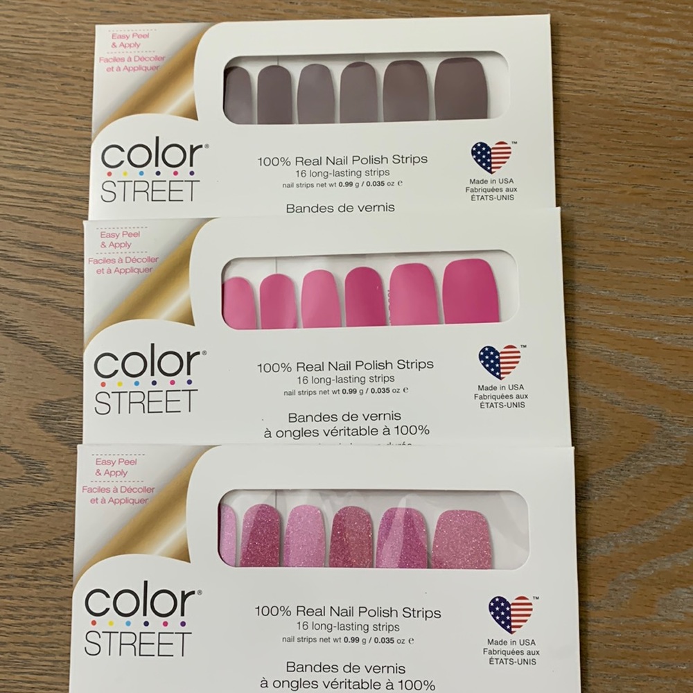 New, sealed Color Street mail strips